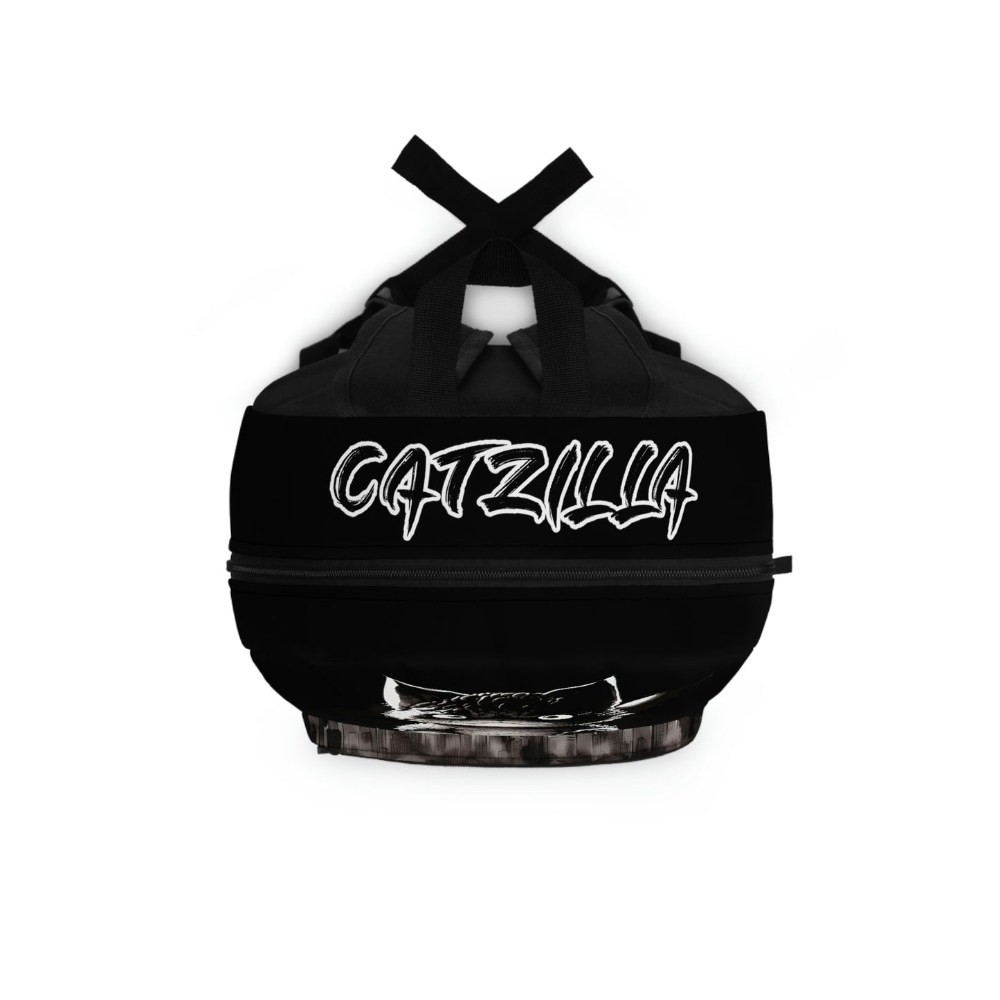 Kittenzilla Black Backpack