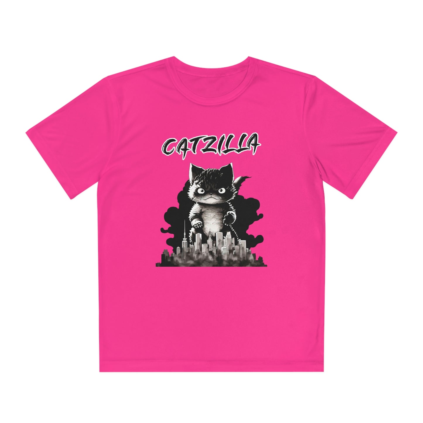 Kittenzilla Kids Moisture Wickening Tee