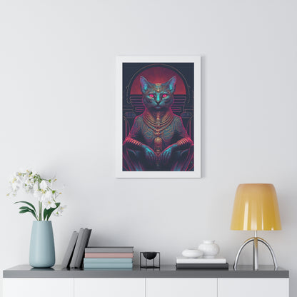 Empurrer Framed Print