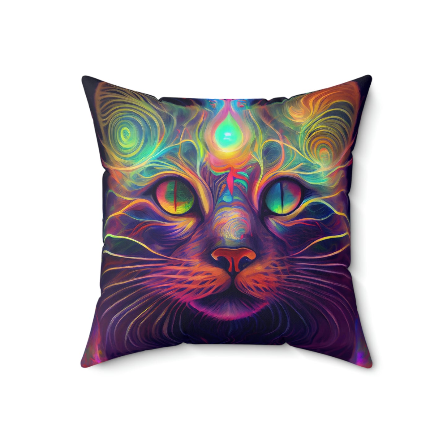 Catnip Trip Throw Pillow