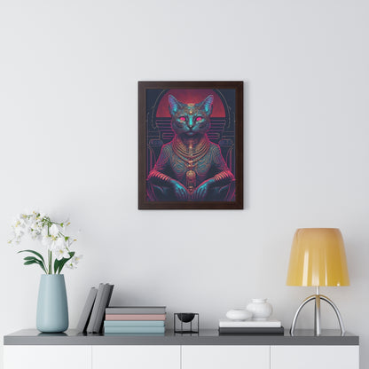 Empurrer Framed Print