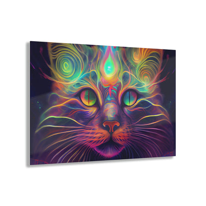 Catnip Trip Encased in Glass Acrylic Prints