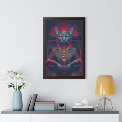 Empurrer Framed Print