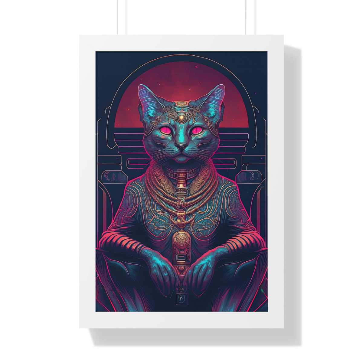 Empurrer Framed Print