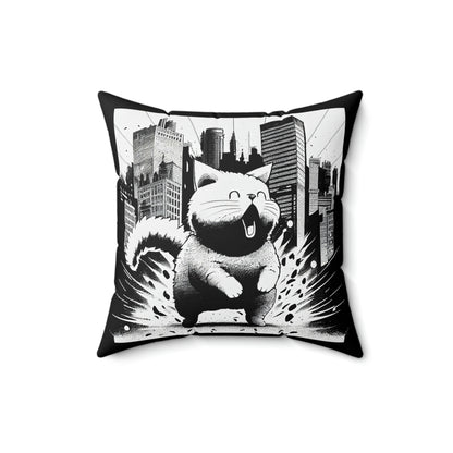 Fluffzilla Spun Polyester Square Pillow