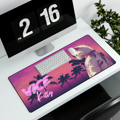 Vice Kitty Gamer Desk Mat