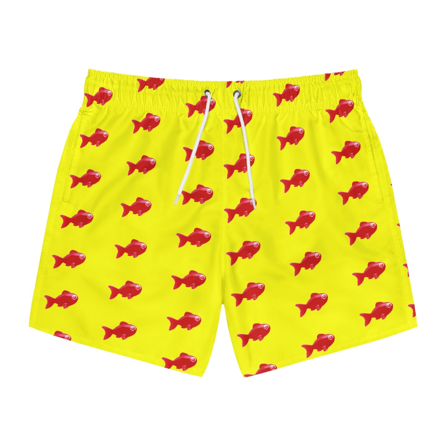 Red Chewy Swim Trunks