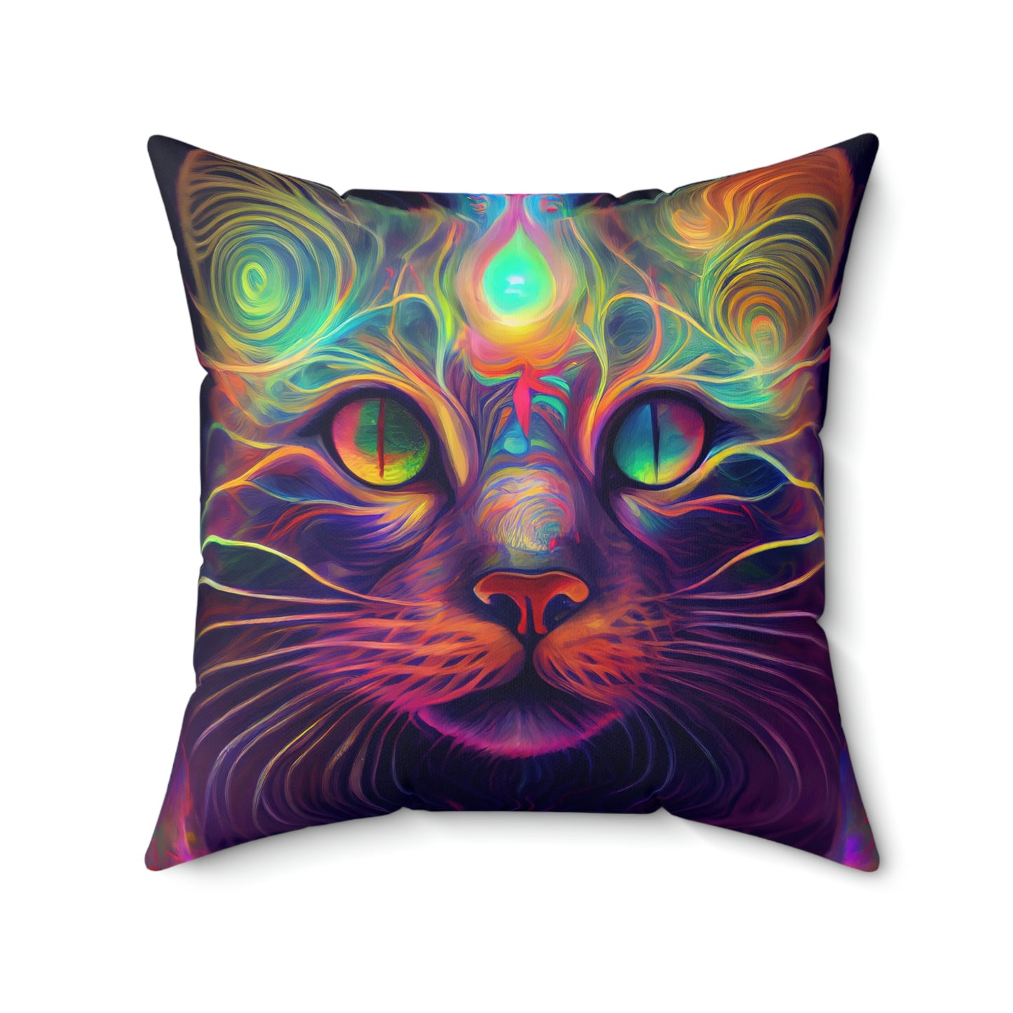 Catnip Trip Throw Pillow