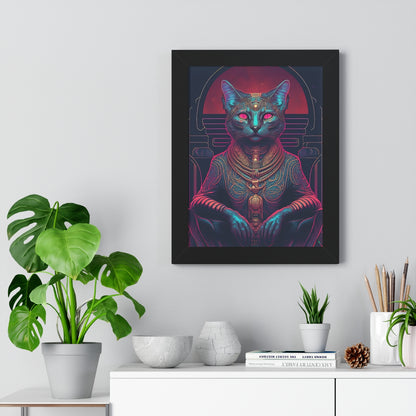 Empurrer Framed Print