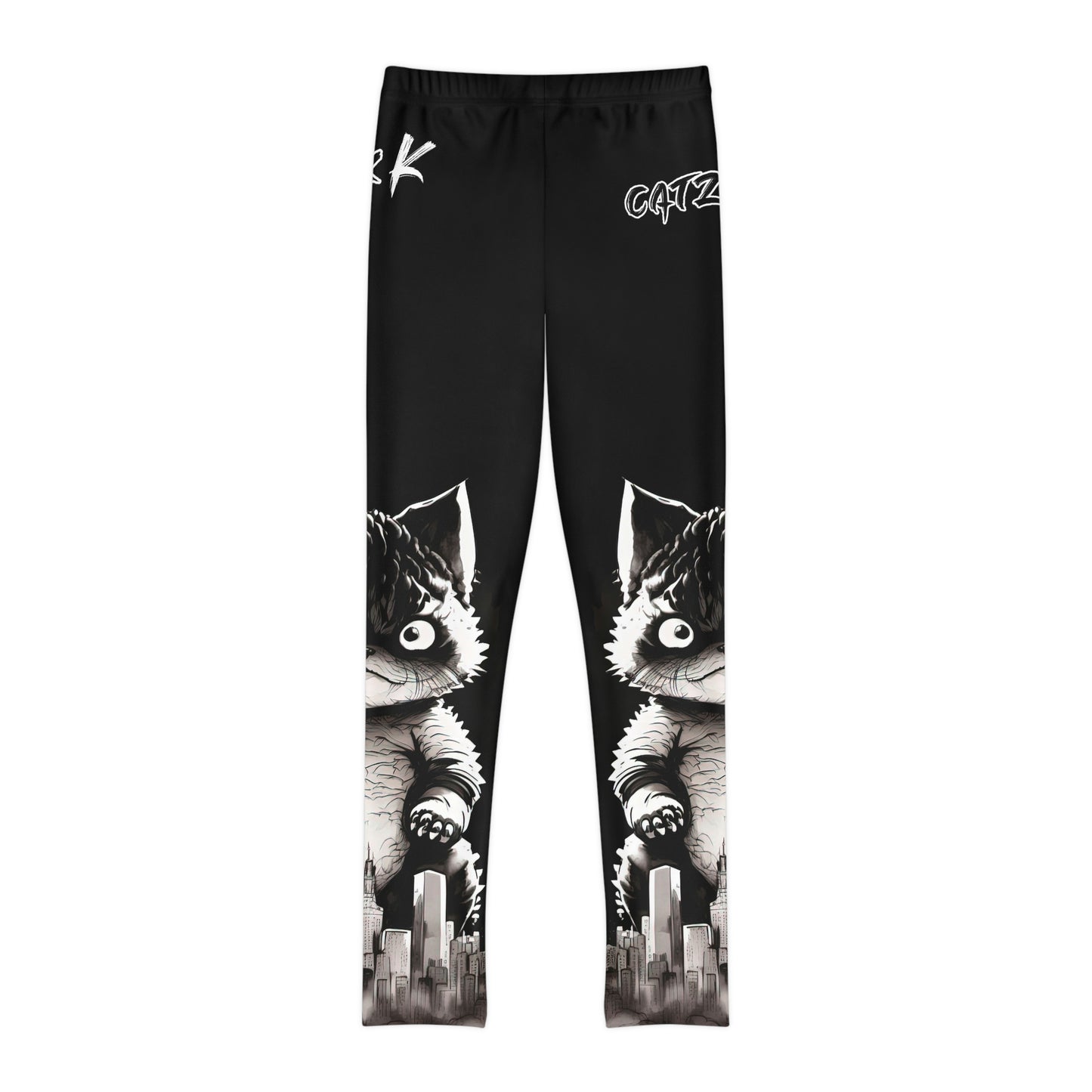 Kittenzilla Youth Full-Length Leggings