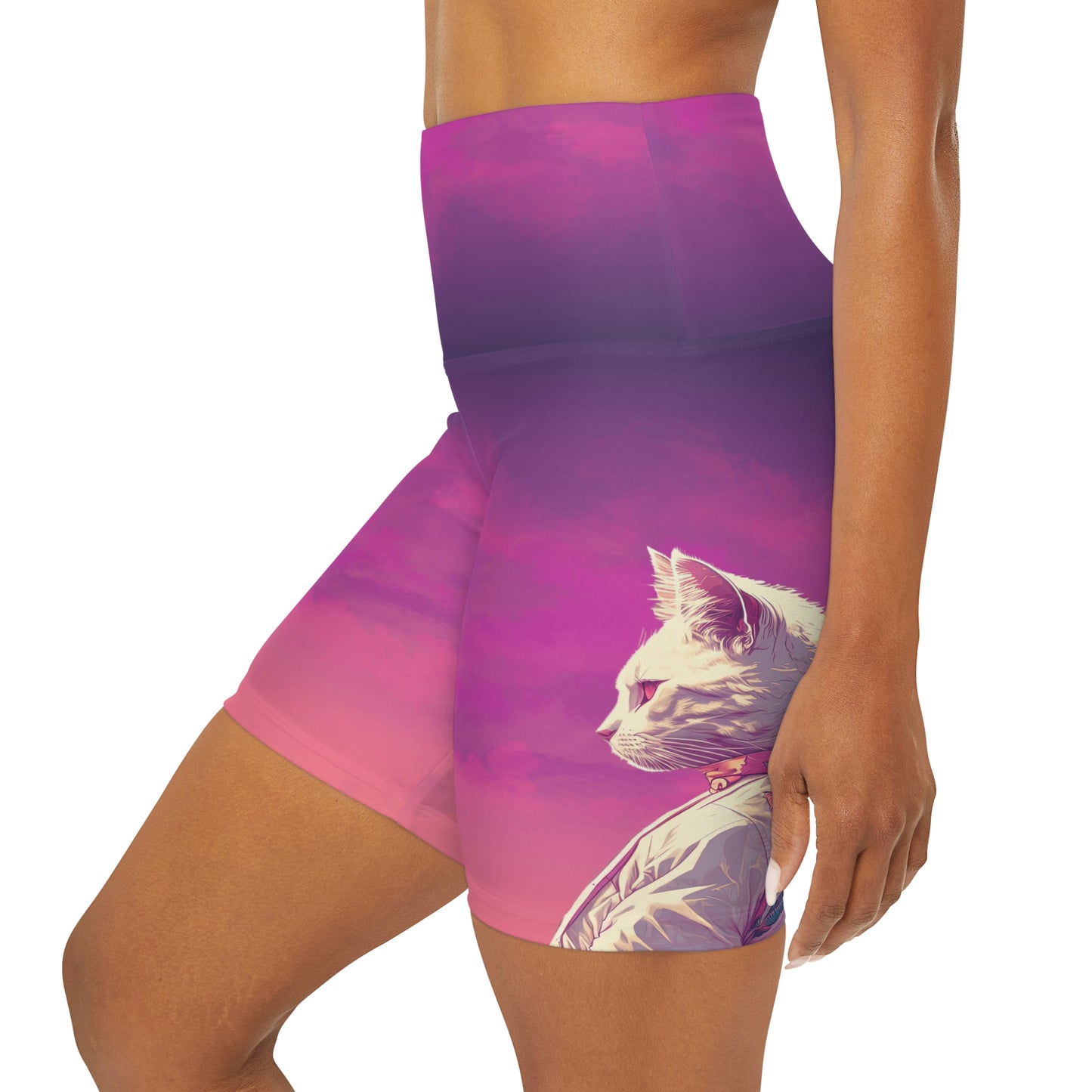 Vice Kitty High Waisted Yoga Shorts