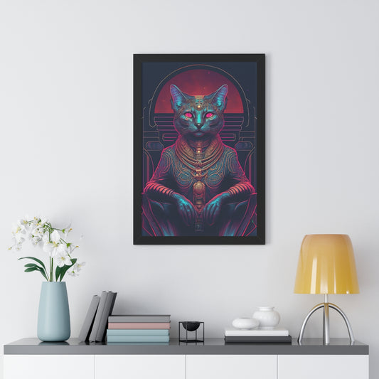 Empurrer Framed Print