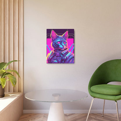 Cybercat Metal Print