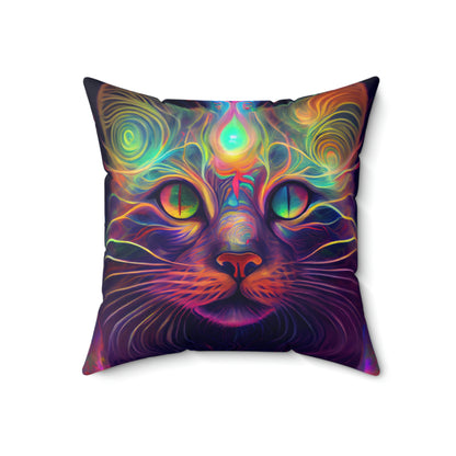 Catnip Trip Throw Pillow