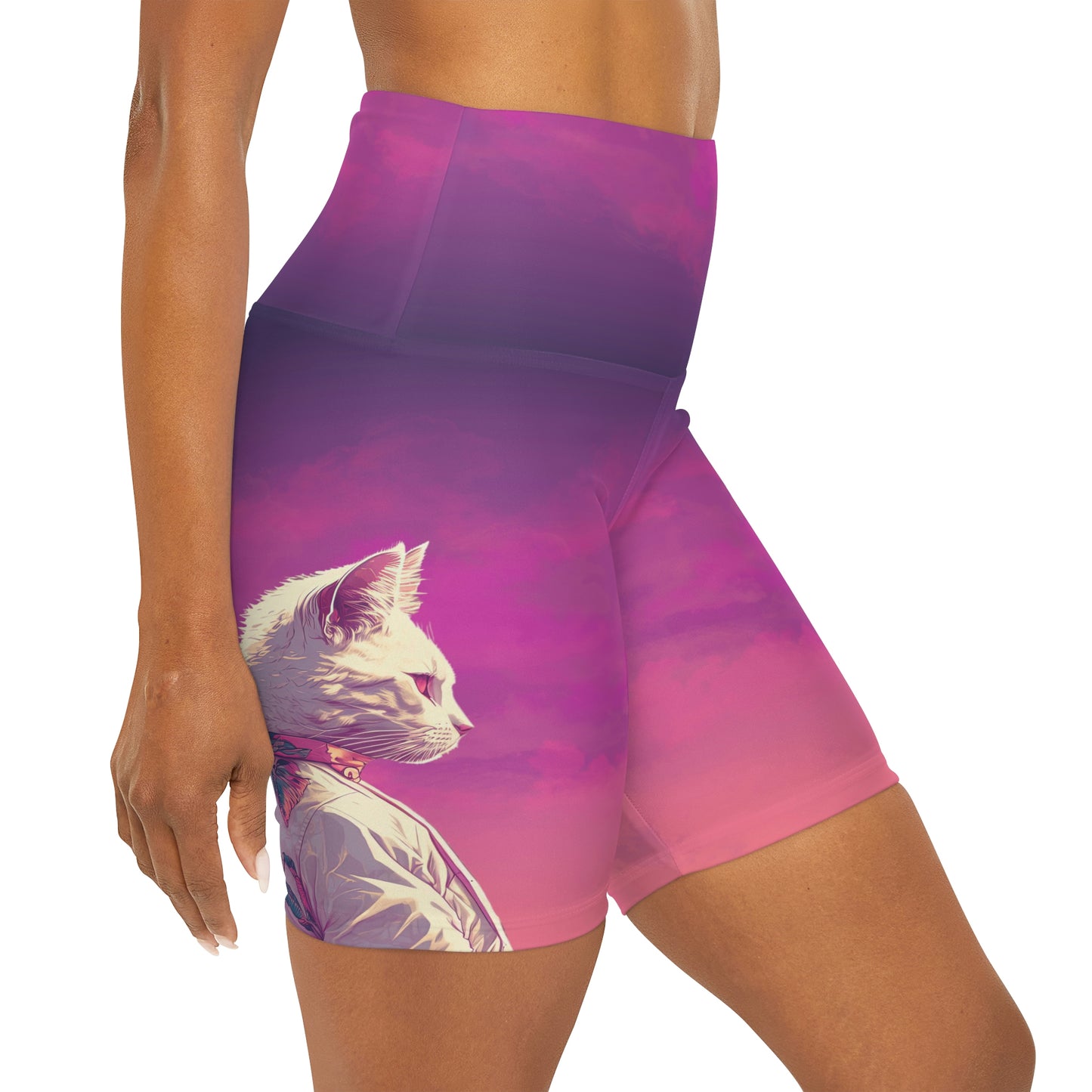 Vice Kitty High Waisted Yoga Shorts