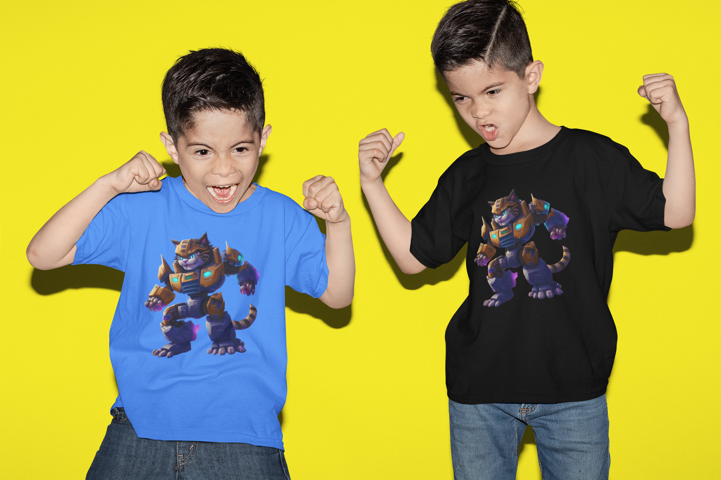 Kids' Kitty Mech Warriors Shirt