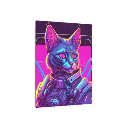 Cybercat Metal Print