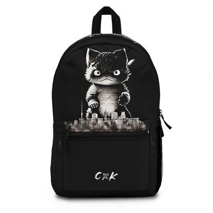 Kittenzilla Black Backpack