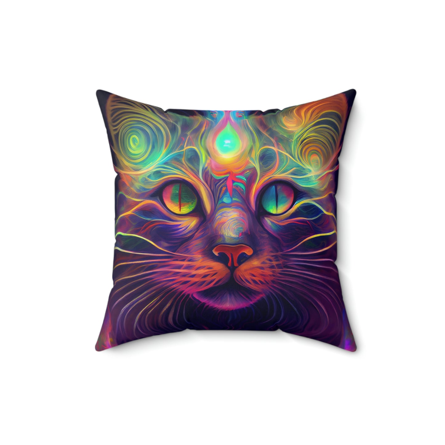 Catnip Trip Throw Pillow