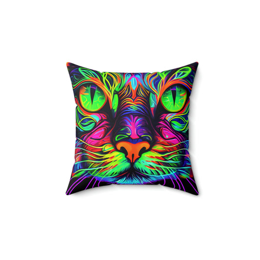 Catnip Trip Throw Pillow