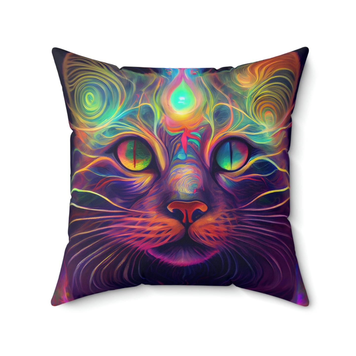 Catnip Trip Throw Pillow