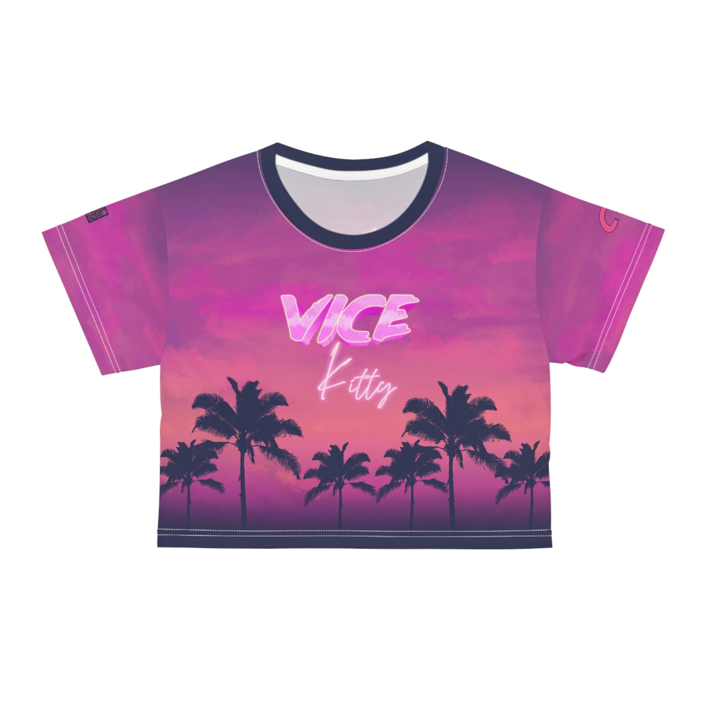 Vice Kitty Crop Tee