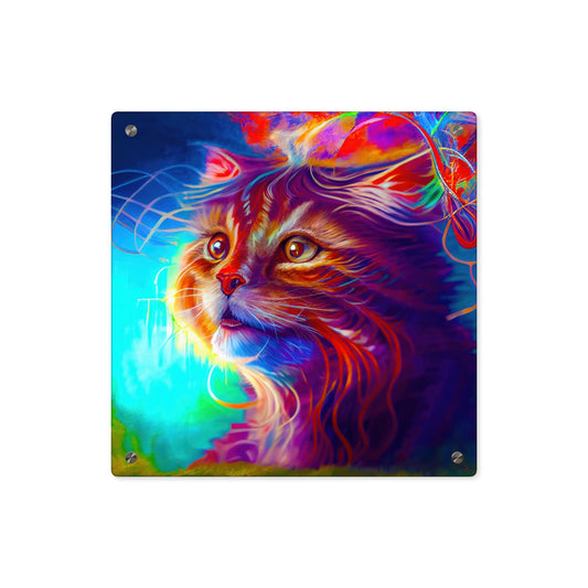 Catnip Trip Acrylic Wall Art Panel