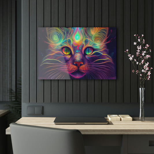 Catnip Trip Encased in Glass Acrylic Prints