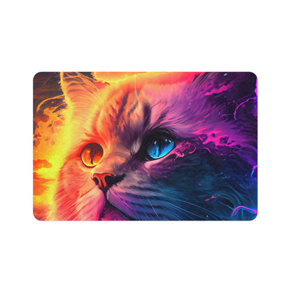 Clairvoyant Kitty Food Mat (12x18)