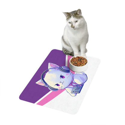 Gamer Kitty Food Mat (12x18)