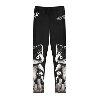 Kittenzilla Youth Full-Length Leggings