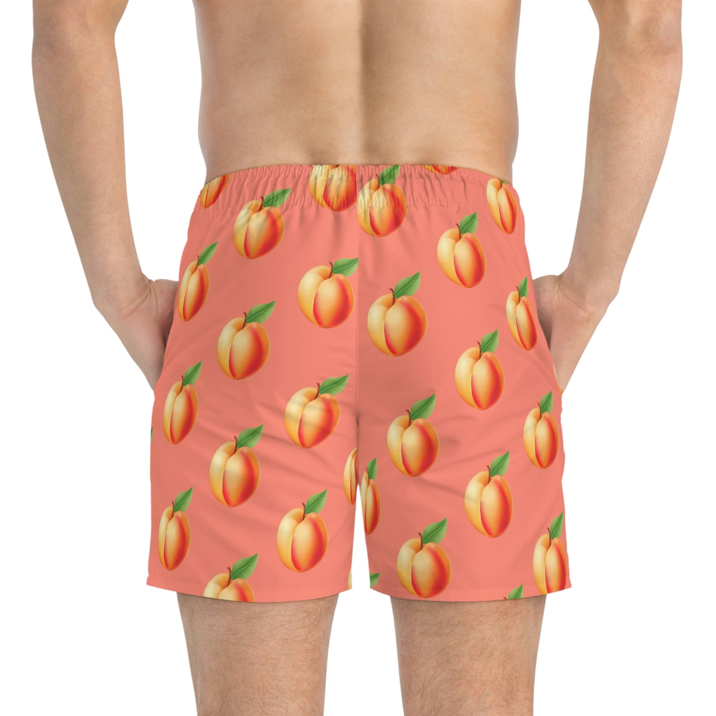 Just Peachy Swim Trunks