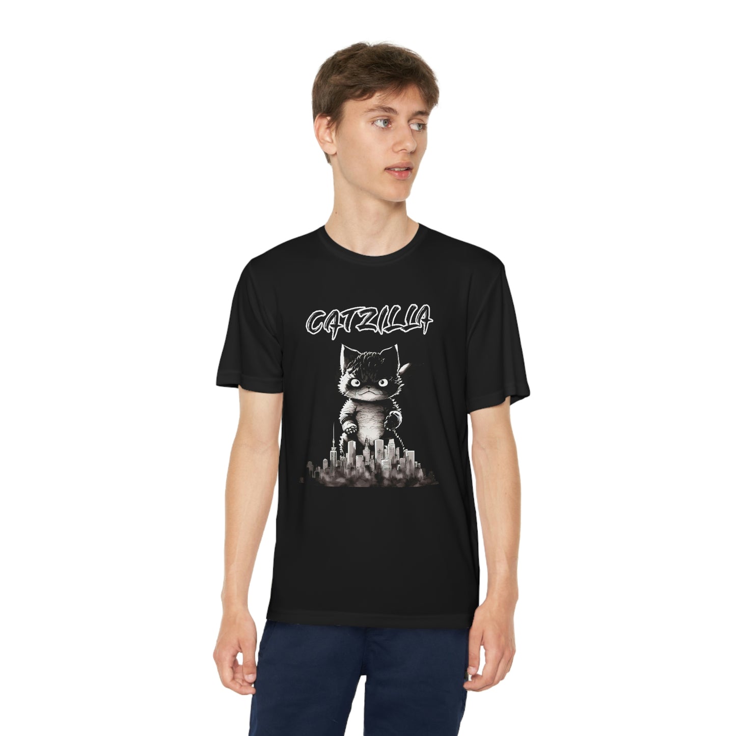 Kittenzilla Kids Moisture Wickening Tee