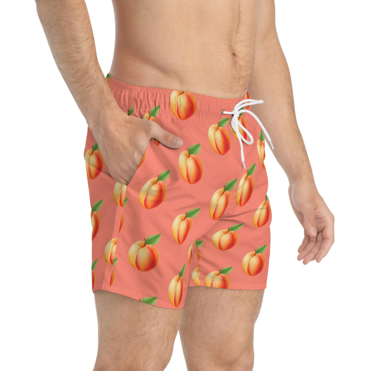 Just Peachy Swim Trunks