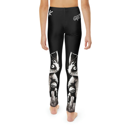 Kittenzilla Youth Full-Length Leggings