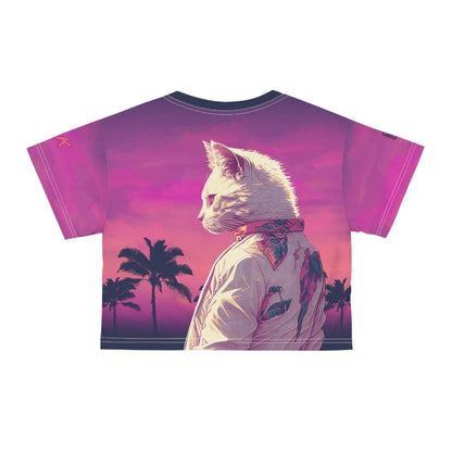 Vice Kitty Crop Tee