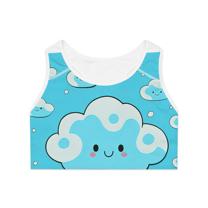 Kawaii Cloud Sports Bra