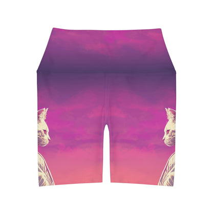 Vice Kitty High Waisted Yoga Shorts