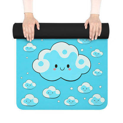 Kawaii Clouds Yoga Mat