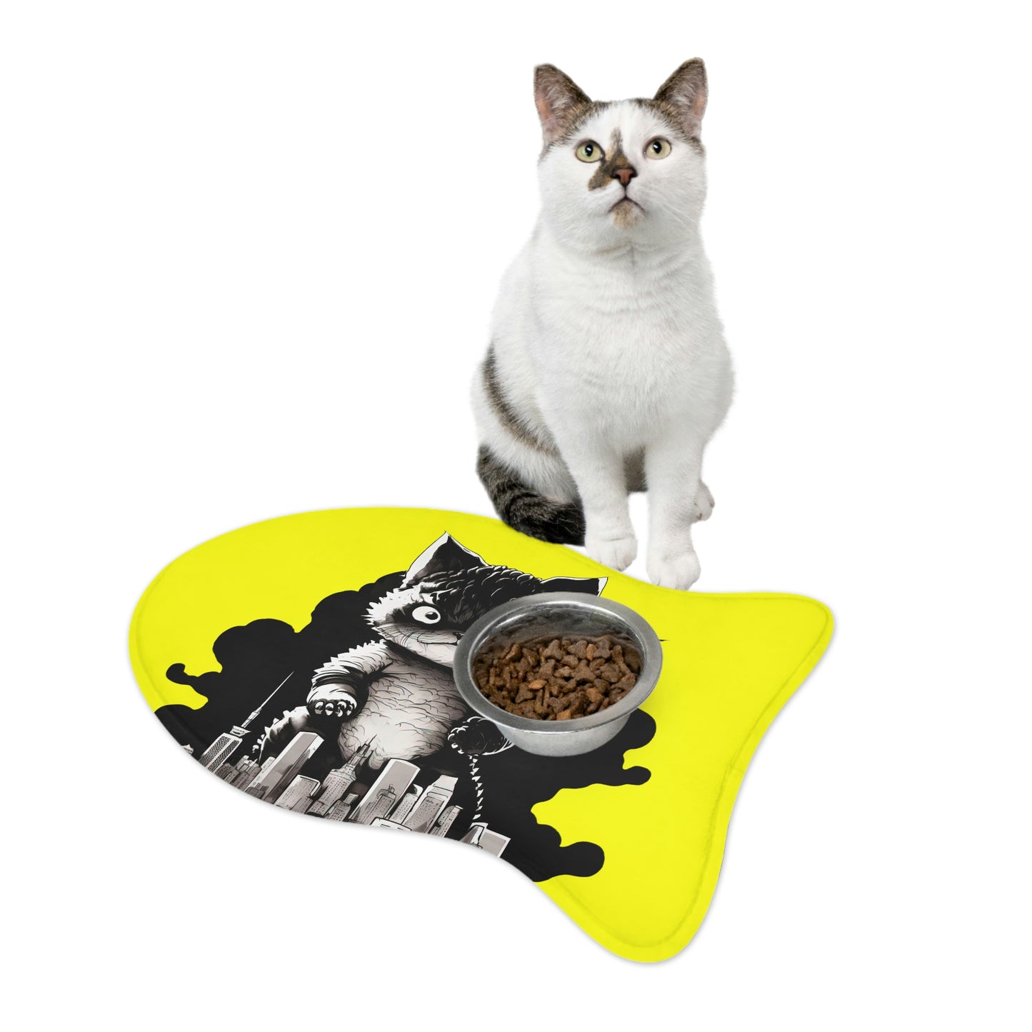 Kittenzilla Fishy Shape Food Mat