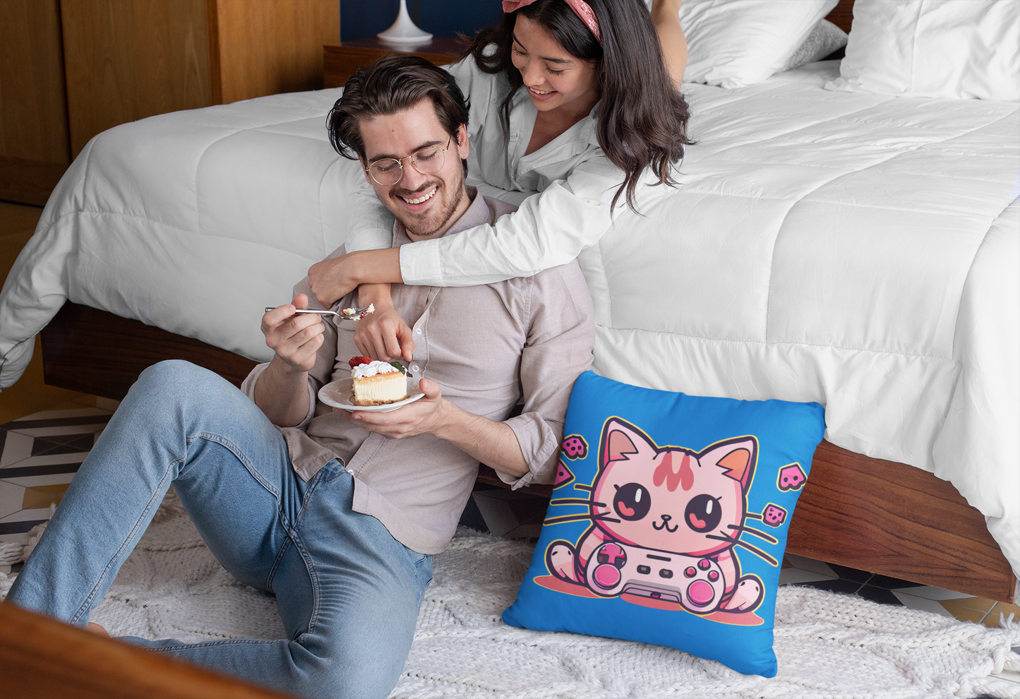 Kawaii Kitty Pillow